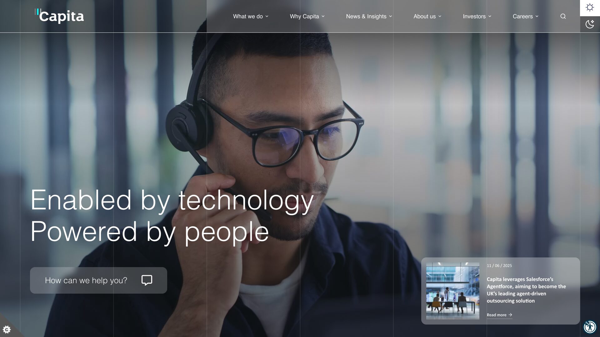 Capita website revolution